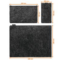 Durable Laptophoes MultiBag EFFECT Geschikt voor max. (laptop): 41,7 cm (16,4) Antraciet, Grijs - thumbnail