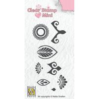 Nellie's Choice • clear stamps mandala mini bloem-2 - thumbnail