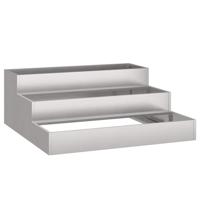 VidaXL Tuin bloempot roestig 90 x 90 x 35 cm cortenstaal - thumbnail