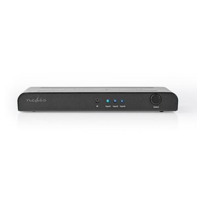 Nedis VSWI3473AT Hdmi™ Switch 3-poorts - 3x Hdmi™-ingang 1x Hdmi™-uitgang 4k2k@60fps / Hdcp2.2