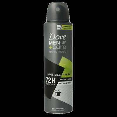 Dove Deodorant spray men+ care invisible fresh 150 Milliliter Dove Deodorant spray men+ care invisible fresh 150 Milliliter