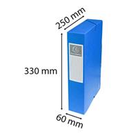Exacompta elastobox Exabox blauw, rug van 6 cm - thumbnail