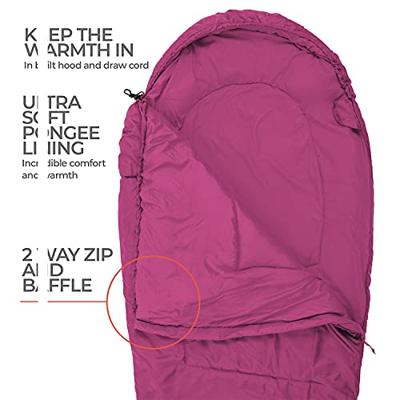 Highlander Sleepline 250 Mummy Slaapzak - Roze