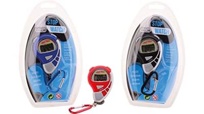 Johntoy Sports active stopwatch aan karabijnhaak