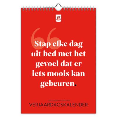 365 Dagen Succesvol Verjaardagskalender A4 365 Dagen Succesvol Verjaardagskalender A4