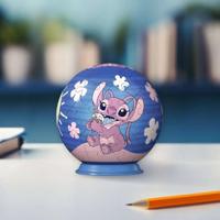Ravensburger 3d puzzelbal stitch angel, 54st. - thumbnail