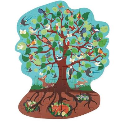 Scratch legpuzzel Vogelboom junior 60 cm groen 58 stukjes Scratch legpuzzel Vogelboom junior 60 cm groen 58 stukjes