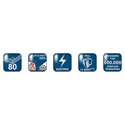 Rapid 5080E Elektrische Nietmachine | Zwart - 20993410 Rapid 5080E Elektrische Nietmachine | Zwart - 20993410