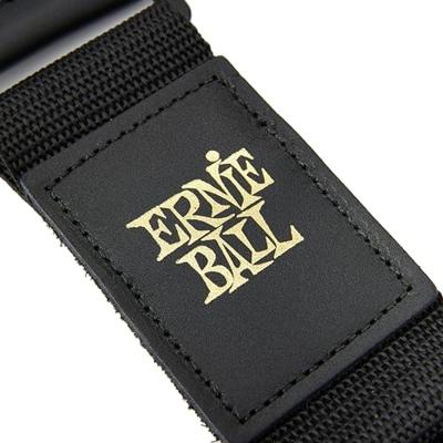 Ernie Ball 4145 Polylock gevoerde gitaarband zwart