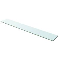 Wandschap transparant 100x15 cm glas - thumbnail