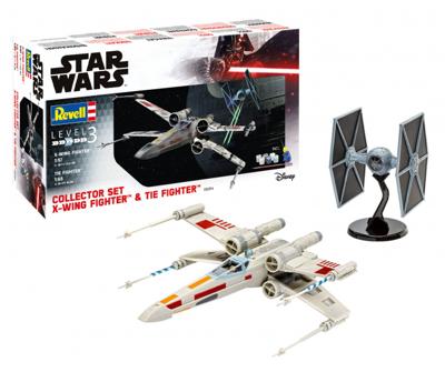 Revell Star Wars X-Wing Fighter & 1/65 Tie Fighter Revell Star Wars X-Wing Fighter & 1/65 Tie Fighter
