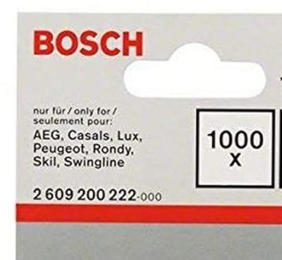 Bosch Accessoires Niet met platte draad type 54 12,9 x 1,25 x 14 mm 1000st - 2609200222 - thumbnail