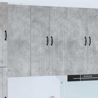 Keukenkast aan de muur met plank Beton Grijs 60 x 31 x 100 cm - thumbnail