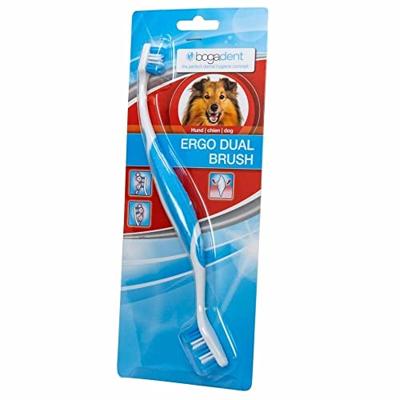 BOGAR Bogadent® Ergo dual brush Mini - dubbelzijdige tandenborstel voor honden
