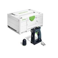 Festool CXS 18-Basic Accu-schroefboormachine | zonder accu&apos;s en lader in Systainer - 576882 - thumbnail