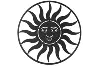 Decostar Countryfield Wandversiering ro Daja L zwart - thumbnail