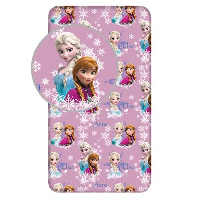 Frozen Anna and Elsa Hoeslaken Eenpersoons - 90 x 200 cm - Katoen