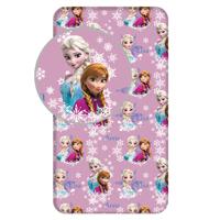 Frozen Anna and Elsa Hoeslaken Eenpersoons - 90 x 200 cm - Katoen - thumbnail