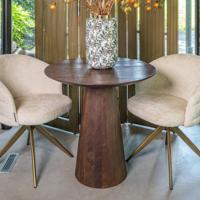 Richmond Bistrotafel 'Willow' Mangohout, 80cm - thumbnail