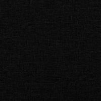 Bedframe zonder matras "Hanko" stof zwart 140x200 cm - thumbnail