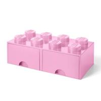 Room Copenhagen LEGO Brick Drawer 8 Roze opbergdoos - thumbnail