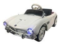 BMW 507 Oldtimer, 12 volt elektrische kinderauto met echte deuren. - thumbnail