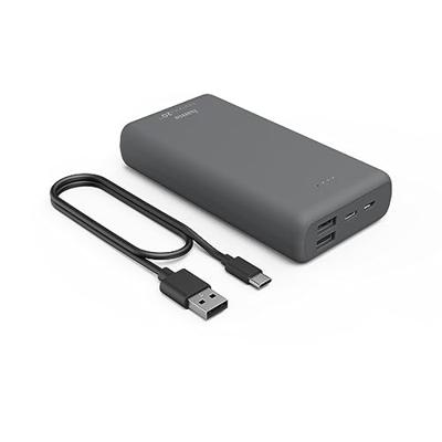 Hama Power Pack Supreme 20HD 20000mAh 3 Uitgangen: 1x USB-C 2x USB-A Grijs Hama Power Pack Supreme 20HD 20000mAh 3 Uitgangen: 1x USB-C 2x USB-A Grijs