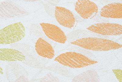 Tapijt DKD Home Decor Beige Multicolour Blad van een plant (160 x 230 x 1 cm)