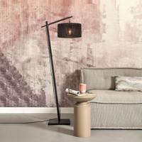 GOOD&MOJO Vloerlamp 'Iguazu' Bamboe en jute, 150cm, kleur Zwart - thumbnail