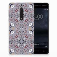 Nokia 5 | TPU | Siliconen hoesje | Flower Tiles - thumbnail