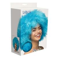 Boland Pruik sugar neon blauw - thumbnail