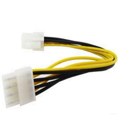 4Pin Female to 8 Pin Male CPU PSU Cable, 15CM 4Pin Female to 8 Pin Male CPU PSU Cable, 15CM
