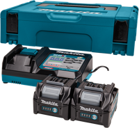 Makita 191V27-4 | XGT startset 40V Max in Mbox1 (2x 2.5Ah BL4025 accu + DC40RC lader) - 191V27-4 - thumbnail