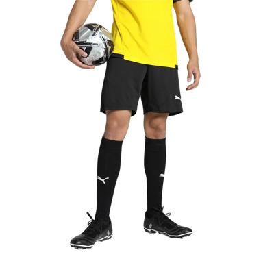 PUMA teamGOAL Trainingsbroekje Zwart Wit Grijs PUMA teamGOAL Trainingsbroekje Zwart Wit Grijs