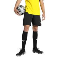 PUMA teamGOAL Trainingsbroekje Zwart Wit Grijs - thumbnail