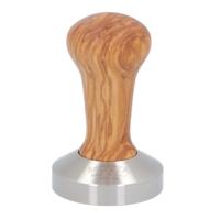 Motta koffie tamper - 58 mm - RVS / Olijfhout - thumbnail