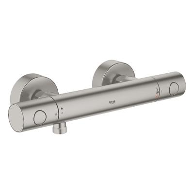 GROHE Grohtherm 1000 Cosmopolitan M douchekraan thermostatisch met koppelingen EcoJoy en volumegreep met ecobutton supersteel 34065dc2 GROHE Grohtherm 1000 Cosmopolitan M douchekraan thermostatisch met koppelingen EcoJoy en volumegreep met ecobutton supersteel 34065dc2