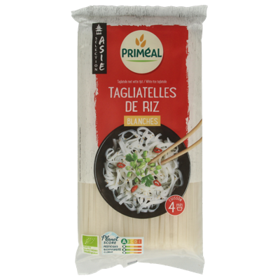 Primeal Rijstnoedels van witte rijst bio 400 Gram