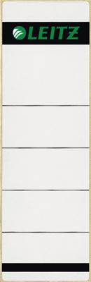 Leitz rugetiketten, zelfklevend, ft 6,1 x 19,1 cm, pak van 10 stuks, grijs