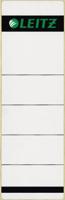 Leitz rugetiketten, zelfklevend, ft 6,1 x 19,1 cm, pak van 10 stuks, grijs - thumbnail