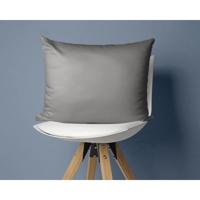 Primaviera Deluxe - Set van 2 Kussenslopen Katoen-Satijn - Grijs - 60 x 70 - thumbnail