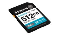 Kingston Technology Canvas Go! Plus 512GB SDXC Canvas Go Plus Gen4 200MB/s C10 UHS-I U3 V30 - thumbnail