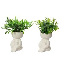 Kunstplant in pot lichaam h16cm - thumbnail