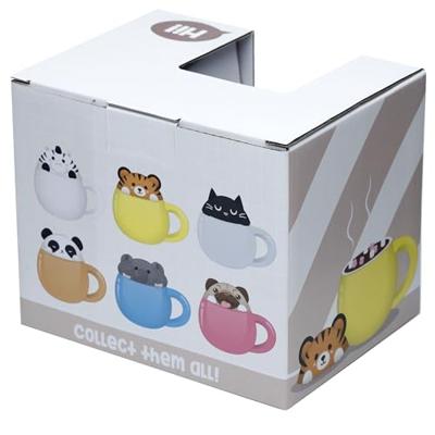 Adoramals Olifant Deksel Gevormde Keramiek Mok