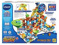 VTech marble rush ultimate set elektronisch xl100e knikkerbaan - 128 onderdelen - incl. 10 knikkers met licht- en geluidseffecten - speelgoed 3 tot 12 jaar - thumbnail