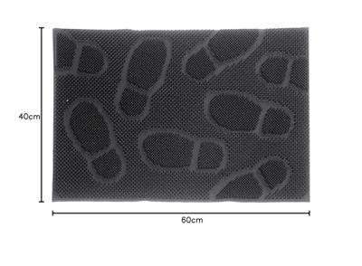 Deurmat Pin Mat Zwart Natuurlijk rubber 60 x 40 cm