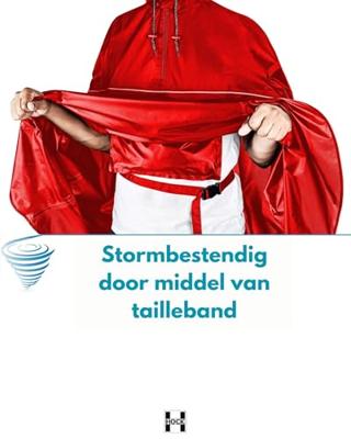 HOCK Poncho rain stop l red