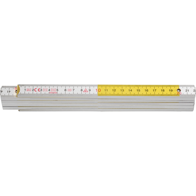 Hultafors Duimstok 4000 2m | Witgeel - HU109311 Hultafors Duimstok 4000 2m | Witgeel - HU109311