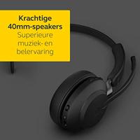 Jabra Evolve2 65 Headset Draadloos Hoofdband Kantoor/callcenter USB Type-A Bluetooth Zwart - thumbnail