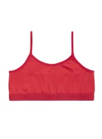 Meisjes Spaghetti topje Organic 31993 - Bh Topje Biologisch katoen - M - Rood - thumbnail